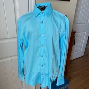 Alfani wrinkle resistant mens button down shirt - size small